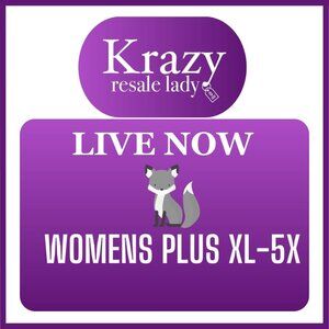WOMEN PLUS CLOTHING LIVE NOTIFICATION LISTING  - LIVE NOW XL-5X